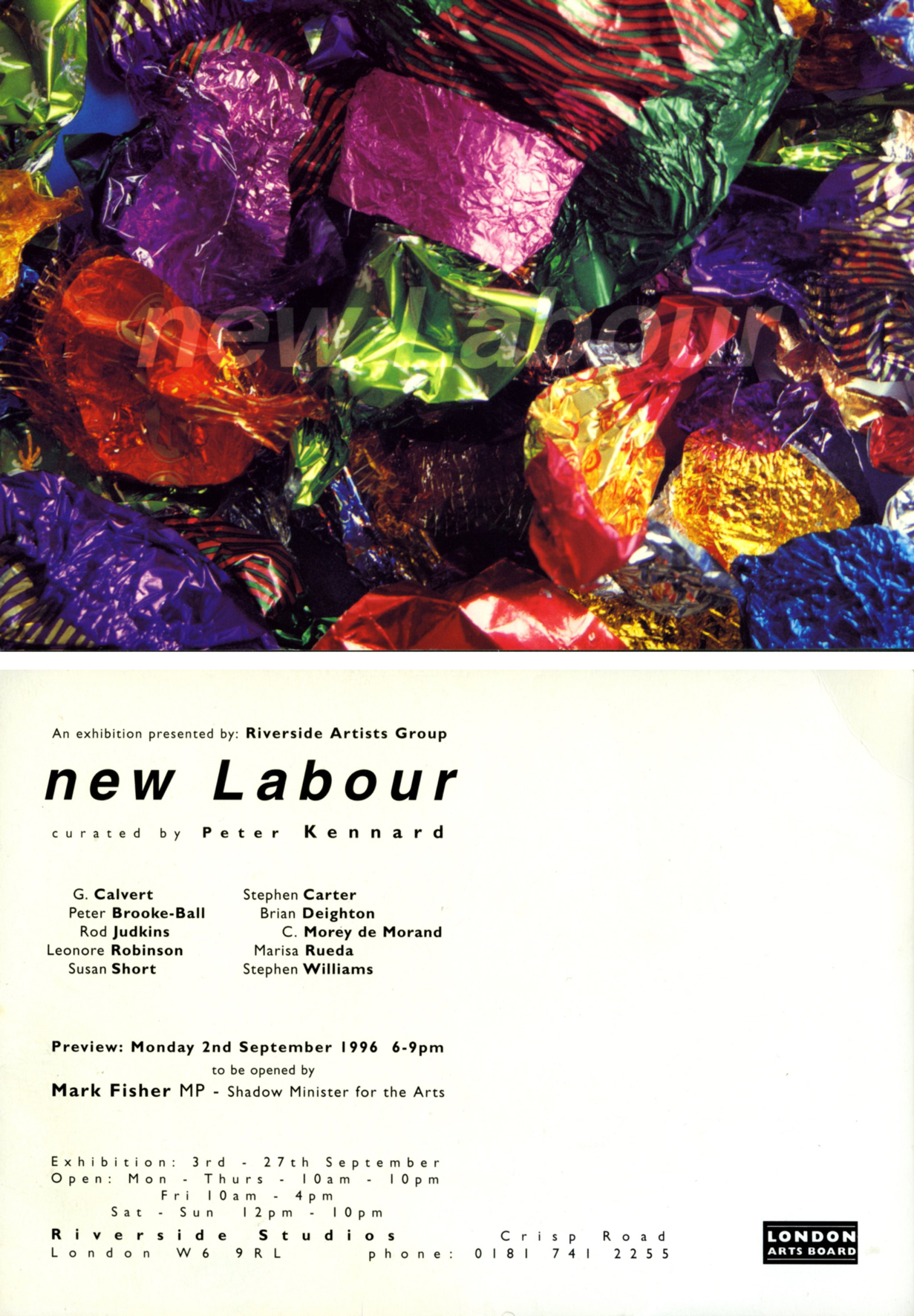 Leaflet New Labour